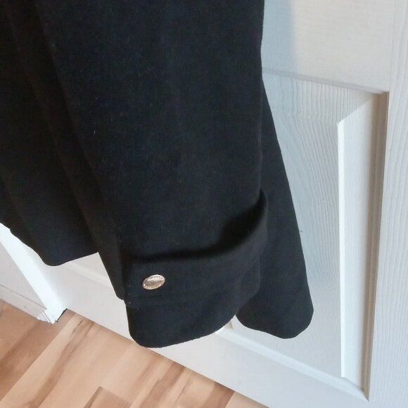 Michael Kors Wool Blend Collared Zip Front Coat - Picture 3 of 10